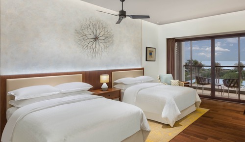 Habitación, 2 camas de matrimonio, no fumadores, vistas al mar