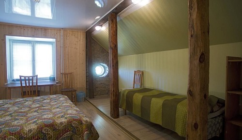 Habitación básica con 2 camas individuales, 1 habitación, vistas al mar