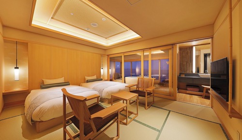 Habitación de estilo japonés (Japanese Style, with Ocean View)