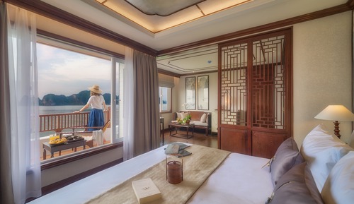 Suite junior, 1 cama de matrimonio grande, vistas al mar