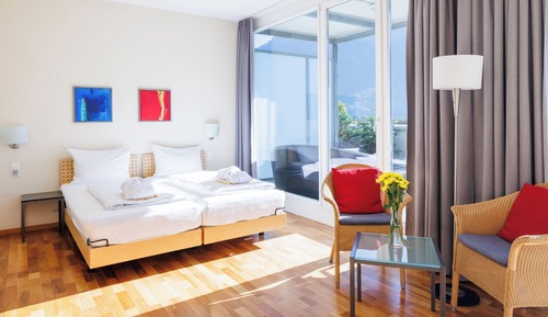Estudio Deluxe, 2 camas individuales, balcón