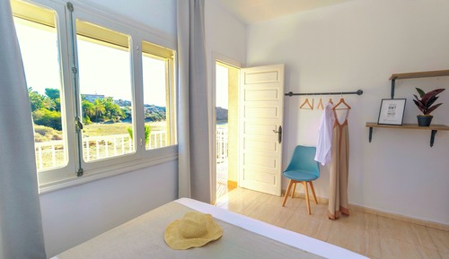Habitación doble, vistas al patio