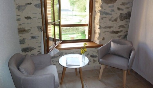 Habitación estándar doble, baño privado, vistas al jardín (GRAIN D'ORGE)