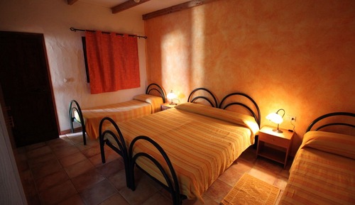 Habitación cuádruple, vistas al jardín