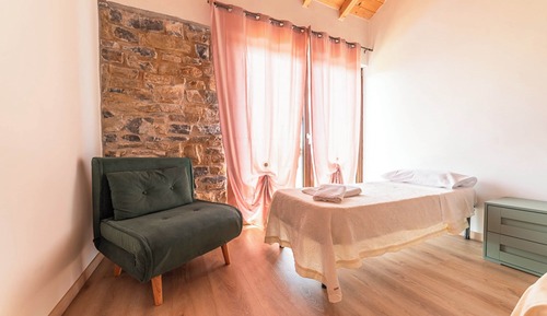 Habitación triple, vistas al mar