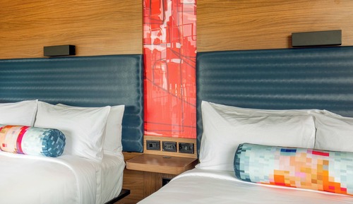 aloft, Habitación, 2 camas de matrimonio, no fumadores