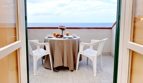 Habitación doble, vistas a la playa