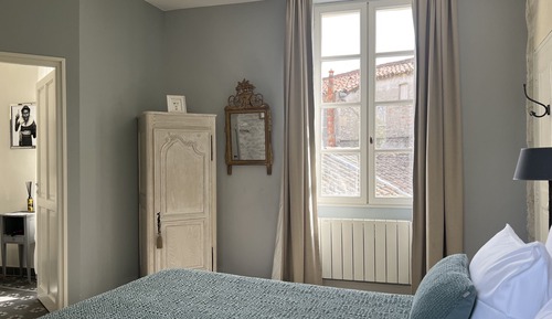 Habitación Deluxe doble, baño privado, vistas al jardín (et jardin Le Boudoir)