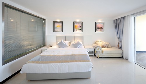 Habitación Deluxe doble, balcón, vistas al mar