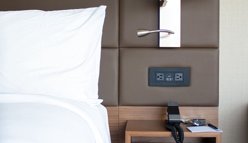 Habitación, 1 cama de matrimonio grande con sofá cama, en esquina