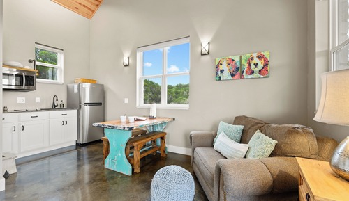 Estudio Premium, 1 cama de matrimonio grande, cocina básica, vistas al valle
