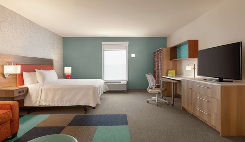 Estudio, 1 cama de matrimonio grande, accesible para personas con discapacidad (Roll-In Shower)