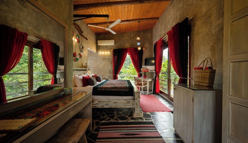 Habitación Signature, bañera de hidromasaje, vistas al lago