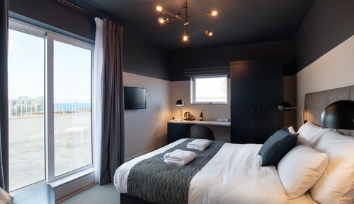 Habitación Deluxe doble (with Roof top Terrace and Hot Tub)