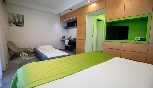 Habitación doble de uso individual, balcón