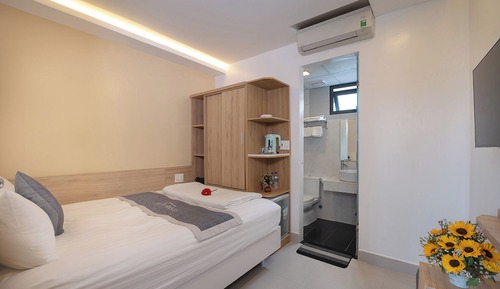 Habitación estándar doble, no fumadores, sin ventanas