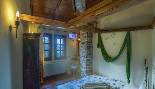Suite tradicional, 2 habitaciones, chimenea, mirando al mar (Helios)