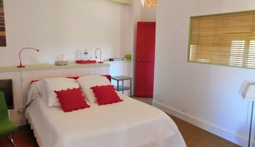 Habitación triple Premium, baño privado, vistas al jardín (Chambre Air du Temps)