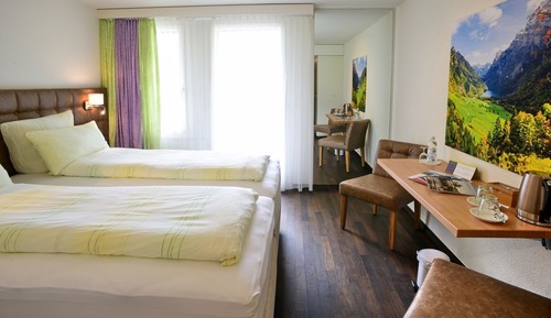 Habitación, 2 camas individuales, junto al lago