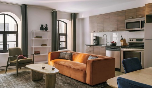 Estudio, 1 cama de matrimonio