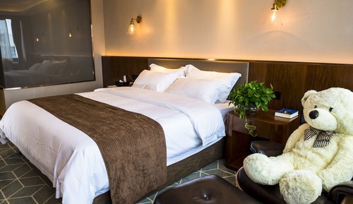 Habitación Deluxe doble, 1 cama de matrimonio, no fumadores, vistas a la colina