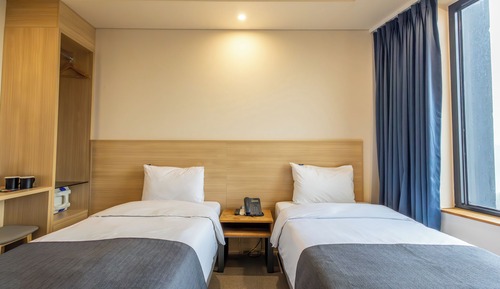 Habitación Business con 2 camas individuales, vistas a la ciudad
