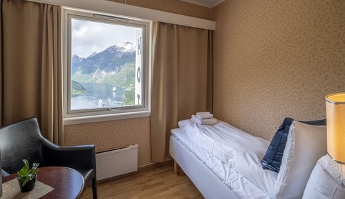Habitación individual, vistas al mar