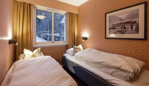Habitación familiar, vistas al jardín