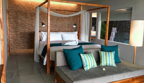 Suite de lujo, 1 cama de matrimonio grande, vistas al mar, frente al mar