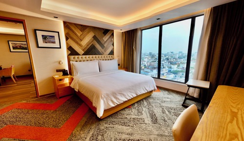 Habitación Premium doble, frigorífico y microondas