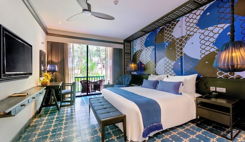 Habitación Deluxe con 1 cama doble o 2 individuales, vistas al jardín