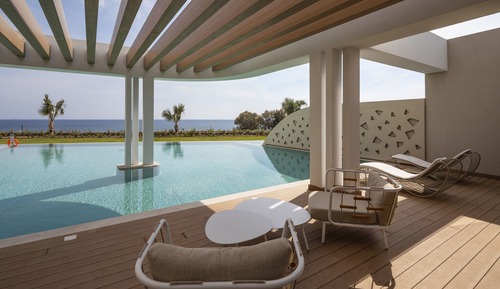 Suite, piscina privada, vistas al mar