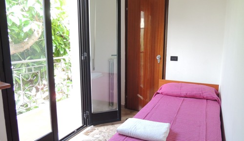 Habitación individual, balcón, vistas parciales al mar (2)