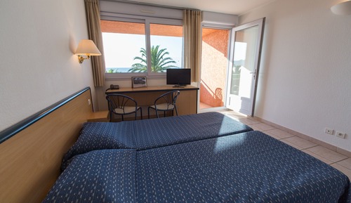 Habitación con 1 cama doble o 2 individuales
