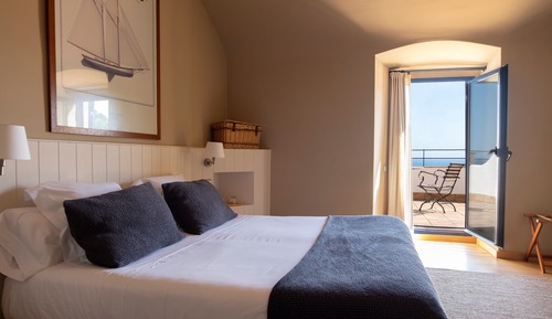 Habitación doble, terraza, vistas al mar