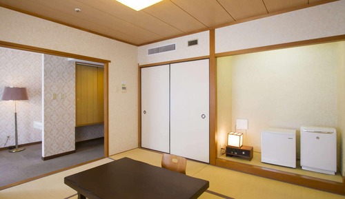 Habitación tradicional, baño compartido, vistas al jardín (Japanese Style, For 3 people, Umi)