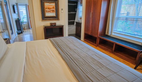 Suite de lujo, 1 cama de matrimonio grande, chimenea