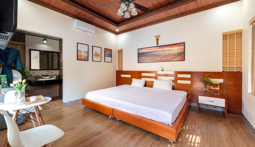 Habitación Deluxe doble, 1 cama de matrimonio, vistas a la piscina