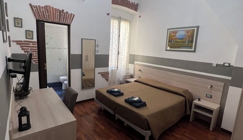 Habitación con 1 cama doble o 2 individuales