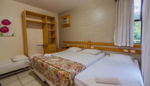 Habitación con 1 cama doble o 2 individuales, 1 cama doble