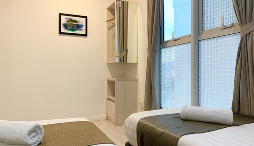 Apartamento de diseño, 3 habitaciones, no fumadores, baño privado