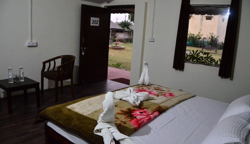 Habitación Deluxe doble, 1 cama doble, vistas al jardín, en la zona del jardín