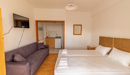 Estudio estándar, balcón, vistas al mar