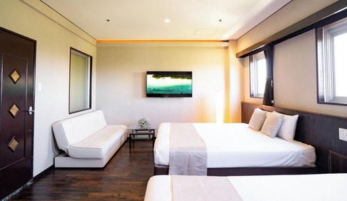 Habitación estándar con 2 camas individuales, no fumadores (Eco plan, No cleaning, Min 2 nights)