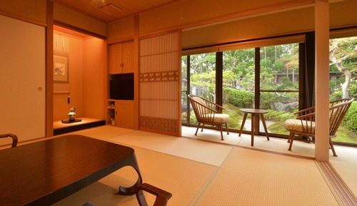 Habitación tradicional (Japanese-style,Open-air Bath -Kaede-)