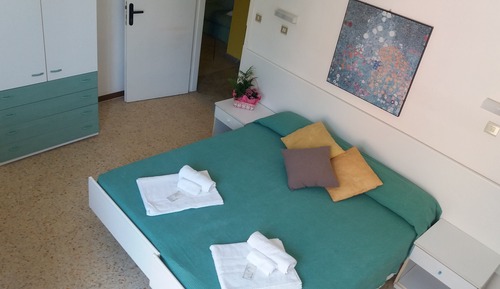 Habitación cuádruple, vistas al mar