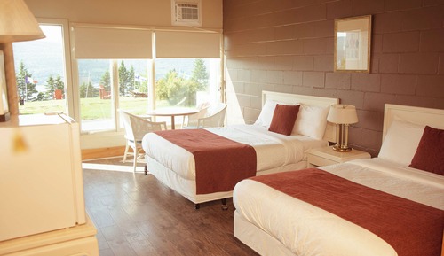 Habitación estándar, 2 camas dobles, vistas al lago