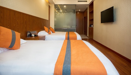 Habitación Deluxe con 2 camas individuales, vistas al río