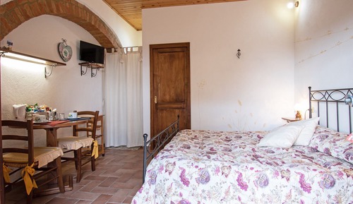 Habitación tradicional doble, baño privado, vistas a la colina