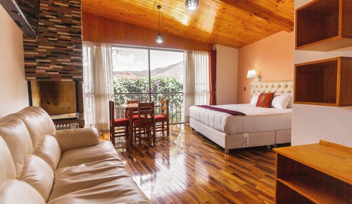 Habitación, vistas a la montaña (Suite vista a la montaña con chimenea)